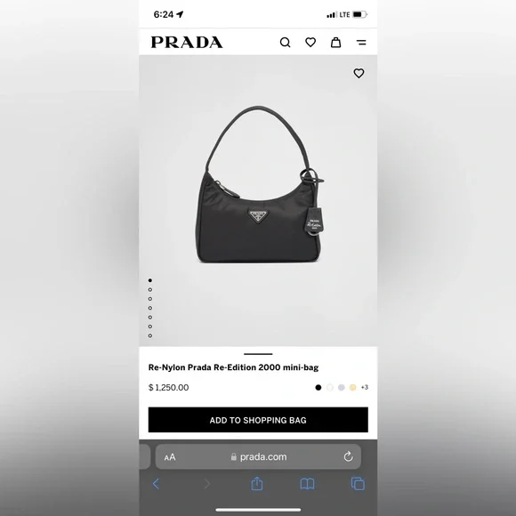 Prada Bags Prada Re Nylon 200 Mini Bag Poshmark
